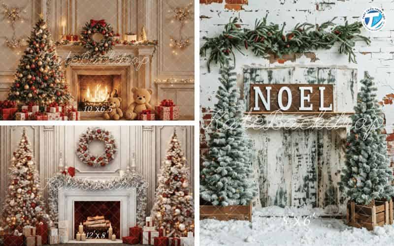 Hình ảnh 149+ mẫu noel background đẹp vintage