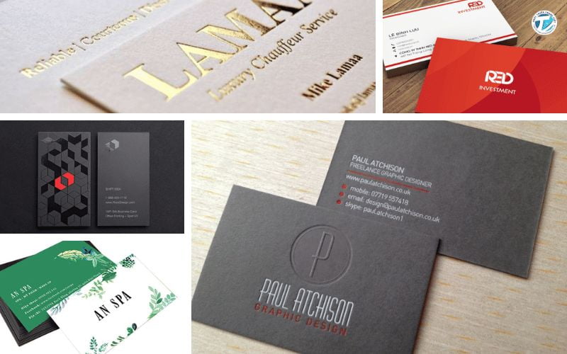 Hình ảnh các công nghệ in danh thiếp phổ biến nhất hiện nay