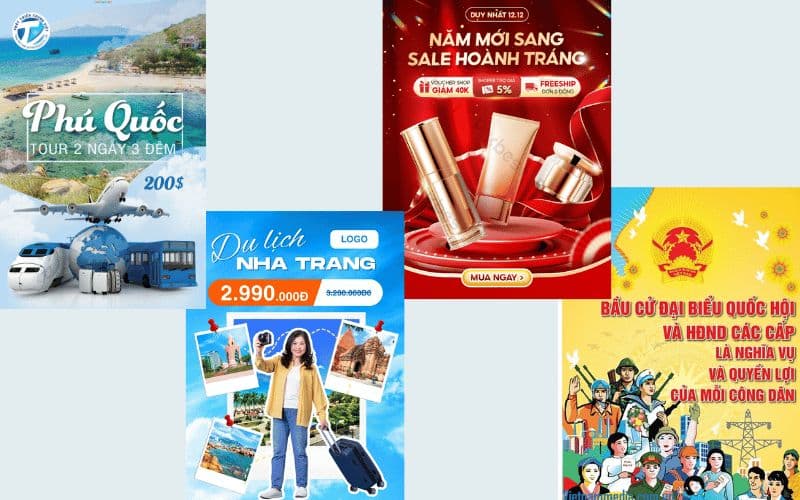 Hình ảnh các loại áp phích quảng cáo phổ biến nhất hiện nay