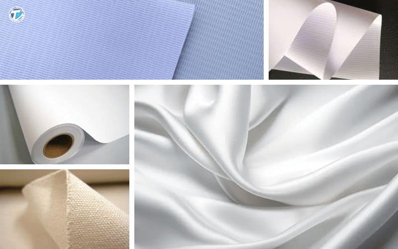 Hình ảnh các loại chất liệu in banner phổ biến 