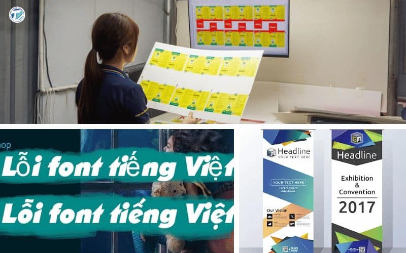 Hình ảnh các lỗi thường gặp khi in banner
