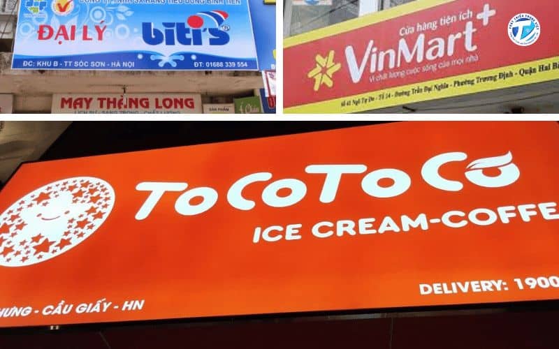 Hình ảnh các mẫu biển quảng cáo in bạt đẹp