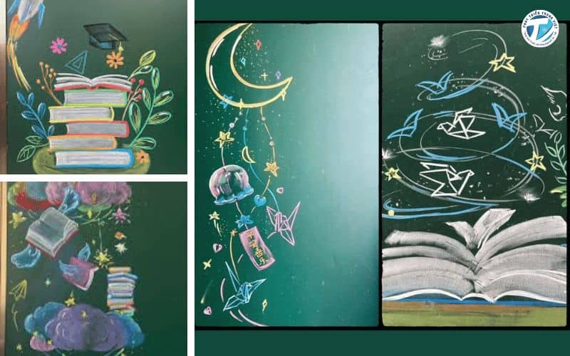 Hình ảnh các mẫu trang trí bảng trong giáo dục hiện đại