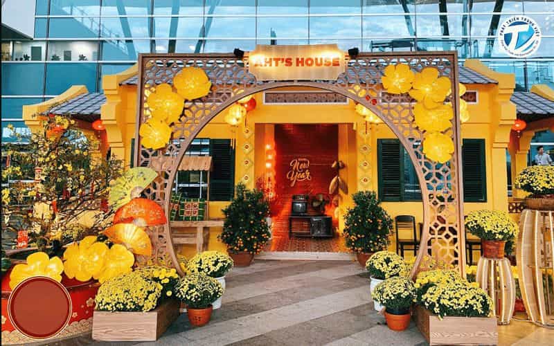 Hình ảnh cổng Tết hiện đại – Lung linh triệu like