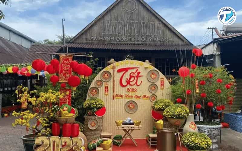 Hình ảnh cổng chào Tết miền Bắc – Vạn sự bình an