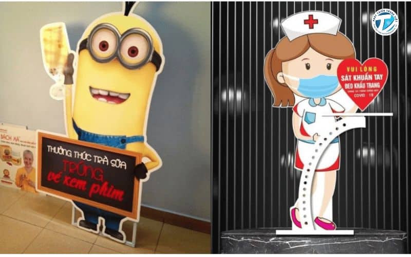 Hình ảnh in offset trên nhựa pvc cấu trúc dày formex