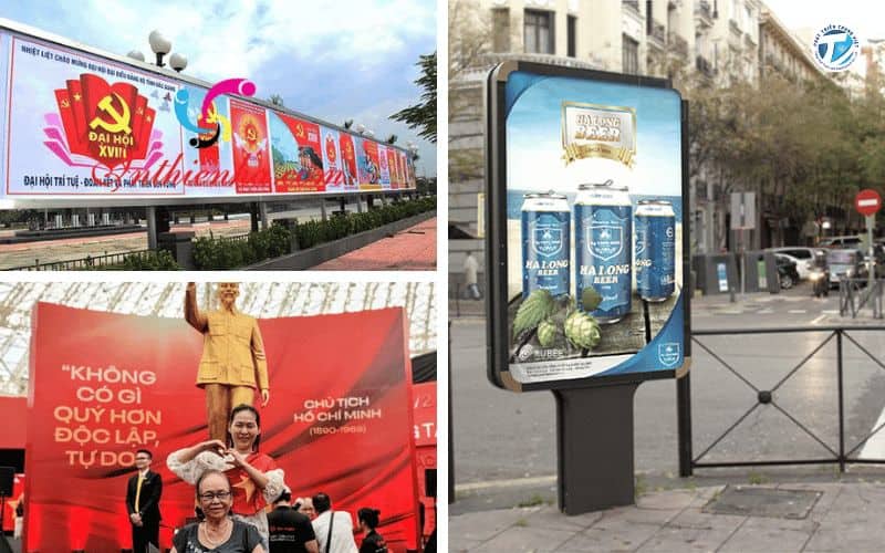 Hình ảnh kích thước chuẩn áp phích và pano áp phích phổ biến nhất Việt Nam