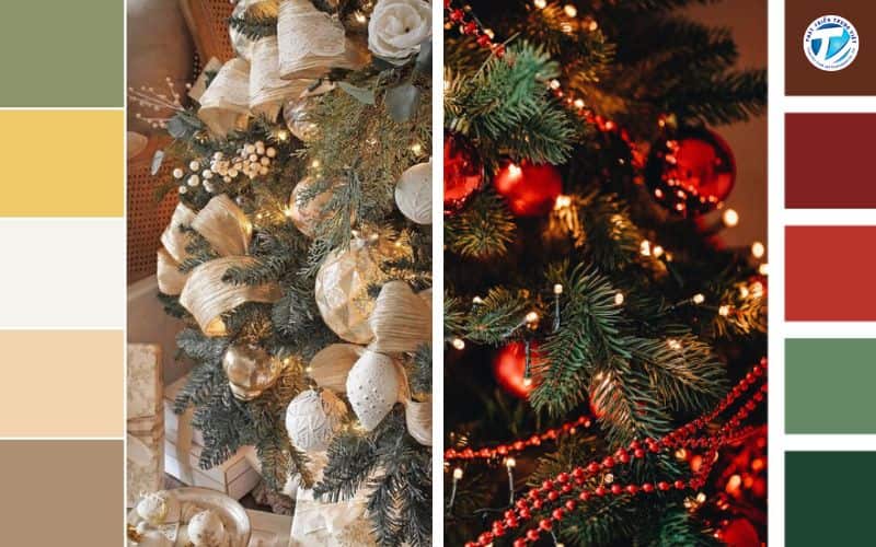 Hình ảnh màu chủ đạo phù hợp background noel