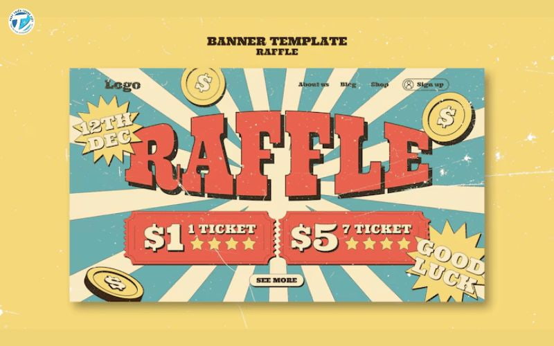 Hình ảnh thiết kế banner phong cách Retro và Vintage 