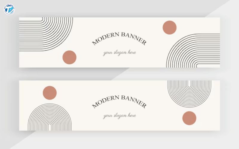 Hình ảnh thiết kế banner phong cách thiết kế Minimalism