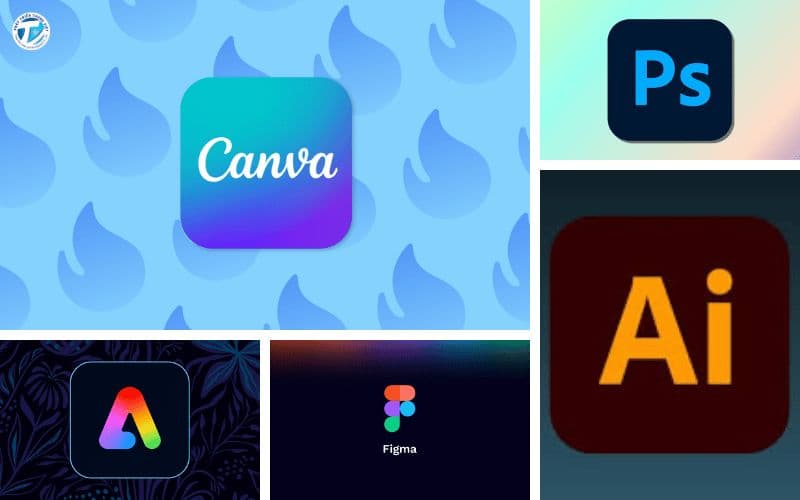 Hình ảnh thiết kế mẫu áp phích quảng cáo trên phần mềm thiết kế chuyên dụng