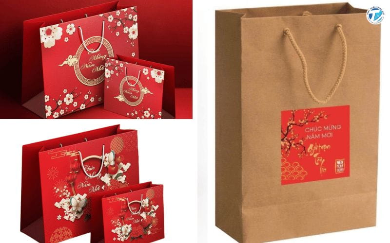 Hình ảnh túi giấy đựng quà Tết năm nay